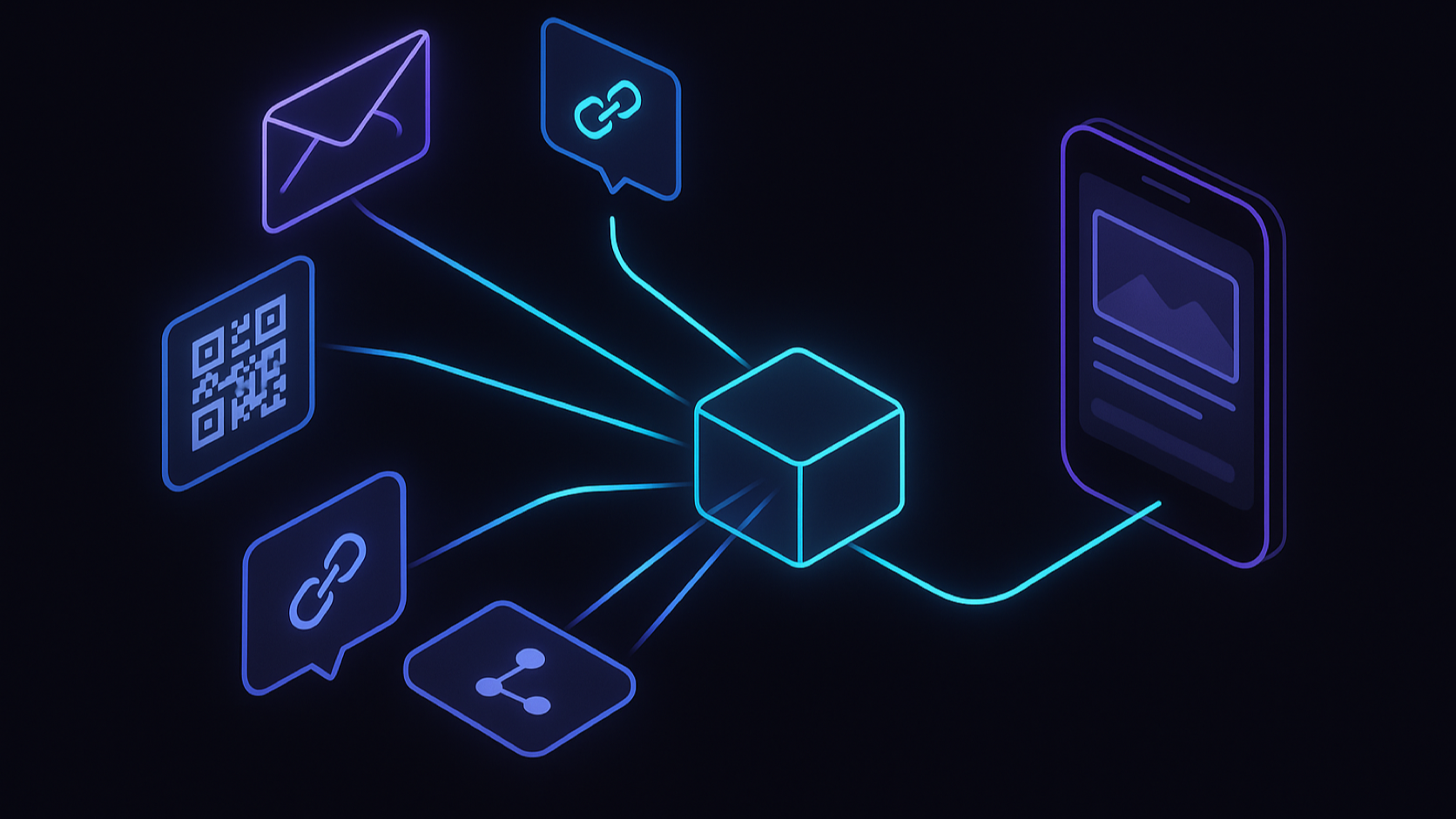 Gathering old Firebase links from emails, QR codes, push, and share buttons into one new deep link hub