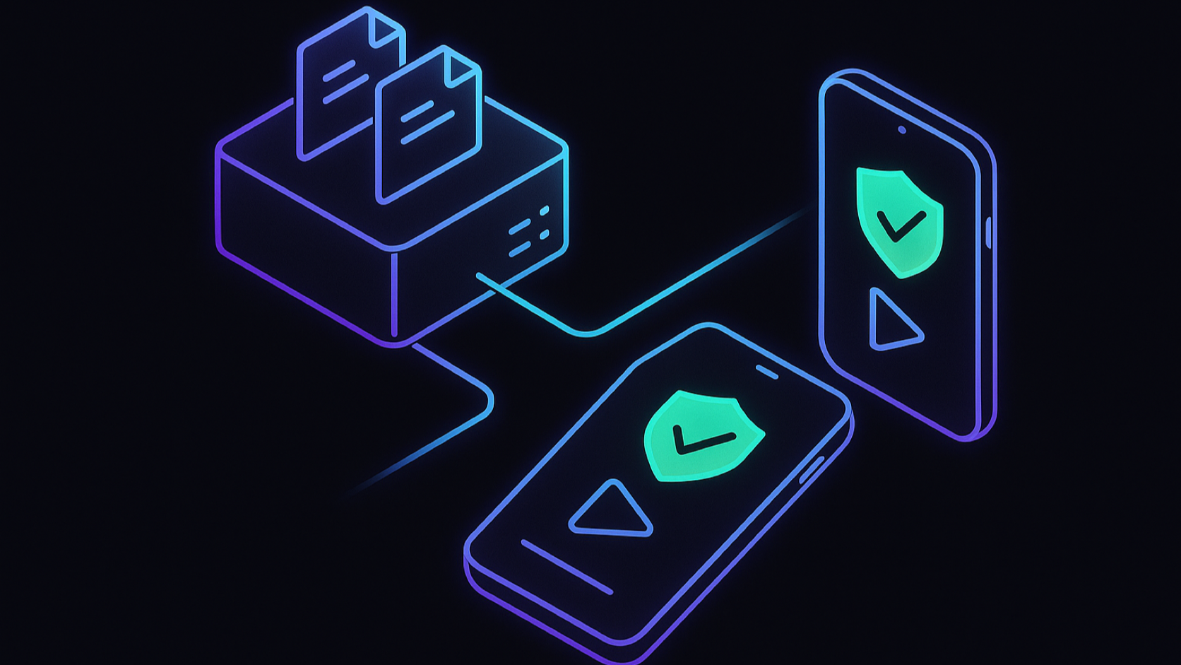 Verified domain files linking iOS and Android devices to a streaming title page
