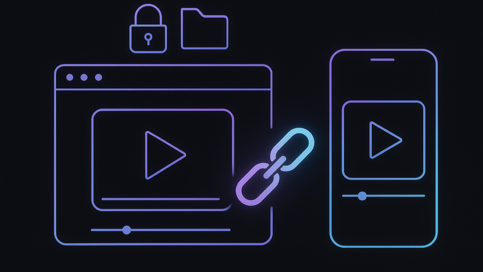 Universal Links and Android App Links connecting a verified web domain to a streaming app's video player