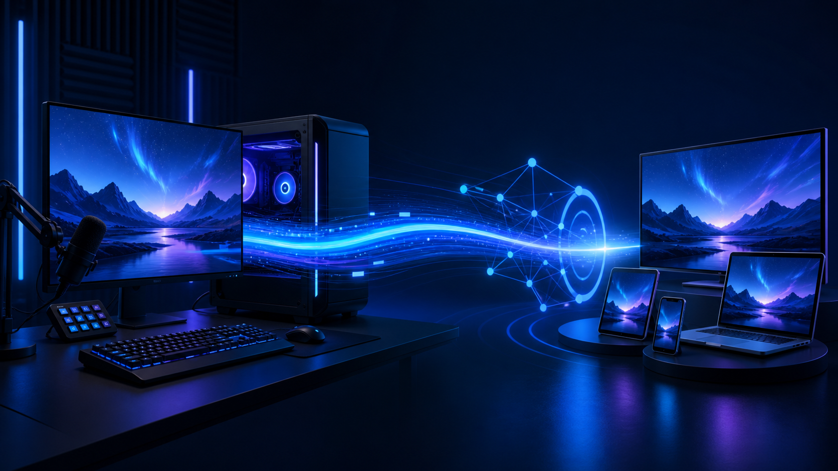 Streaming encoder sending a stable data flow to Twitch viewers