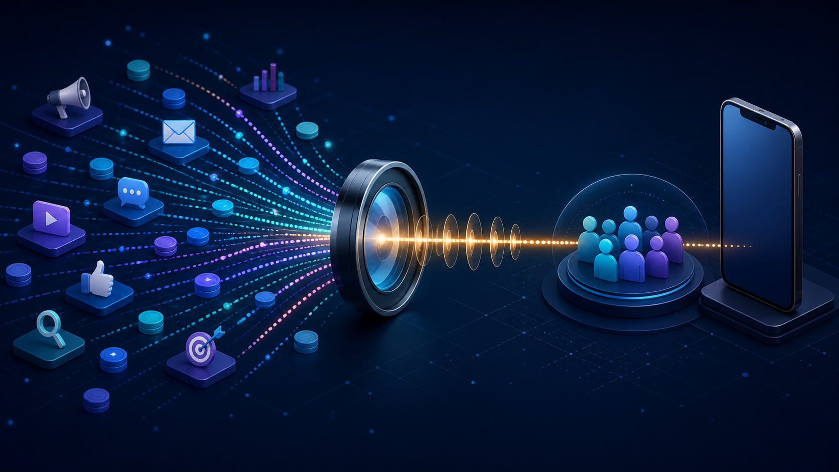 A focused mobile campaign directs resources toward one high-value audience segment