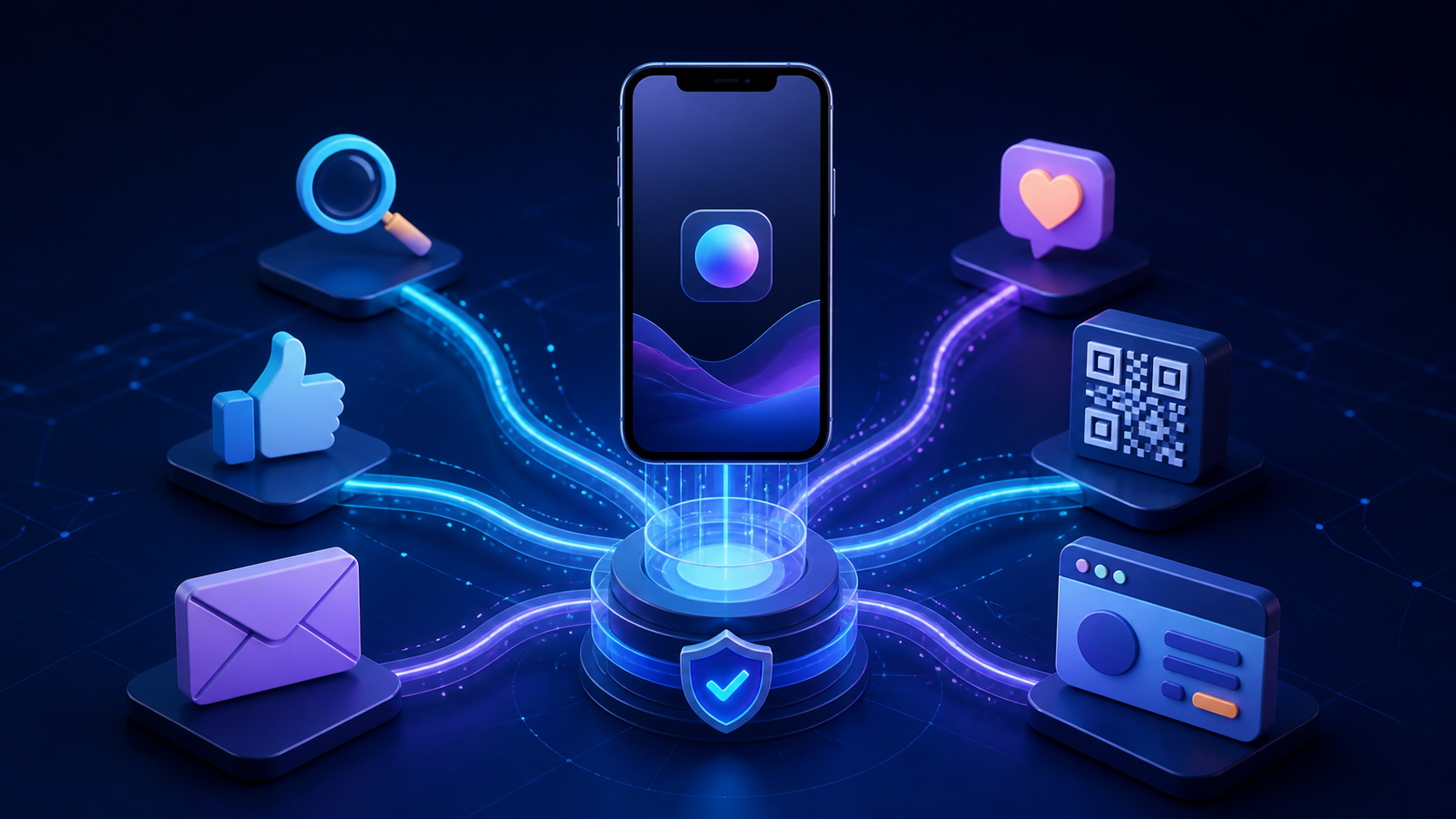 Connected mobile marketing channels feeding one privacy-aware measurement system