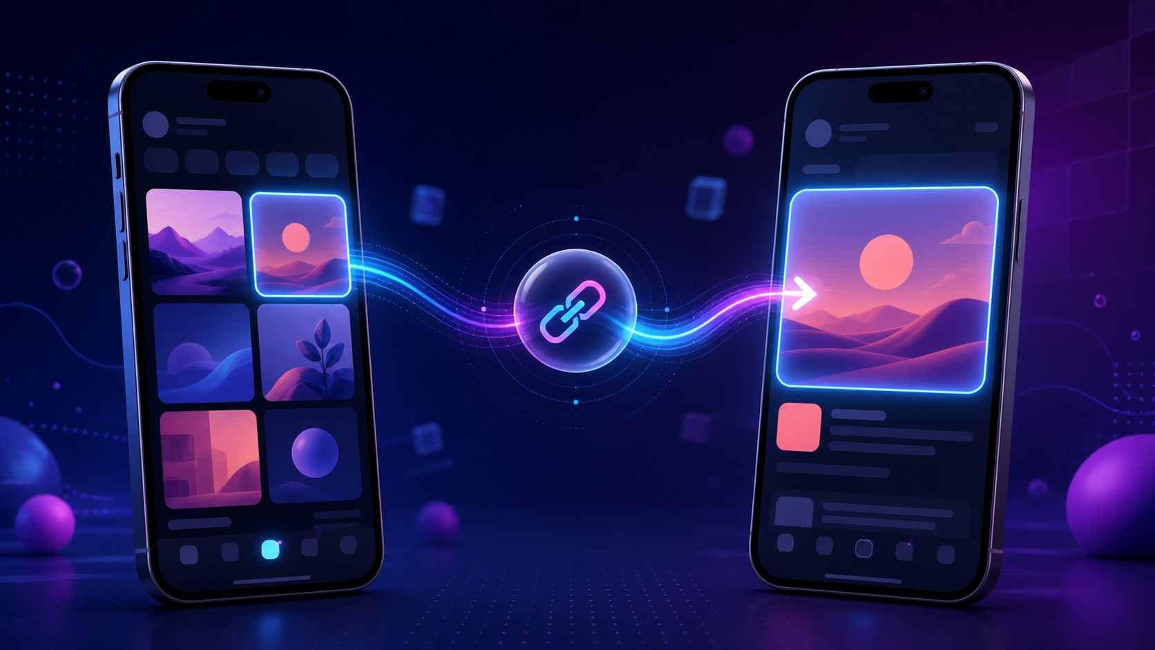 A social tap follows a deep link to exact content in a mobile app