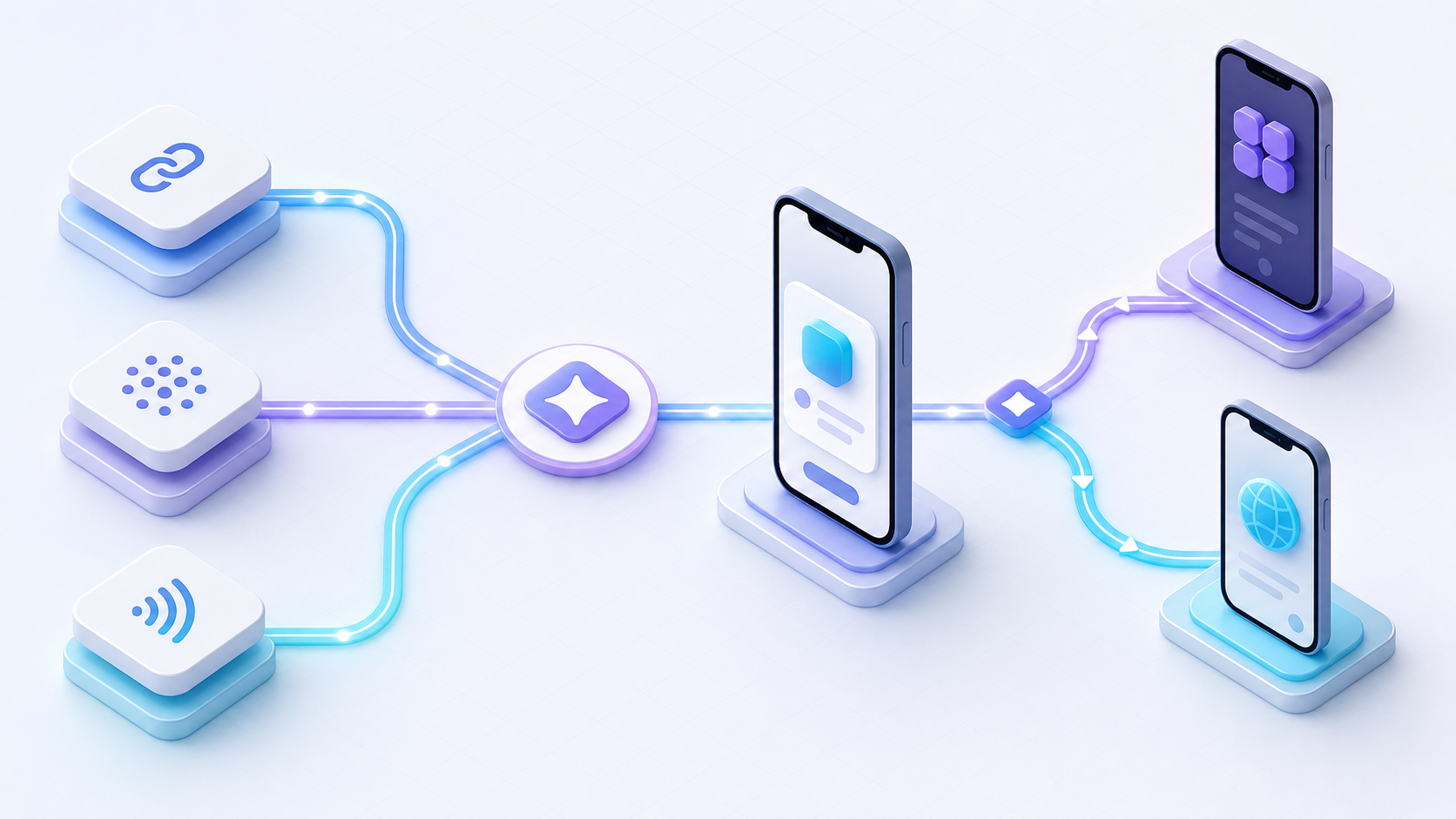A simple App Clip journey from invocation URL to task and full app handoff