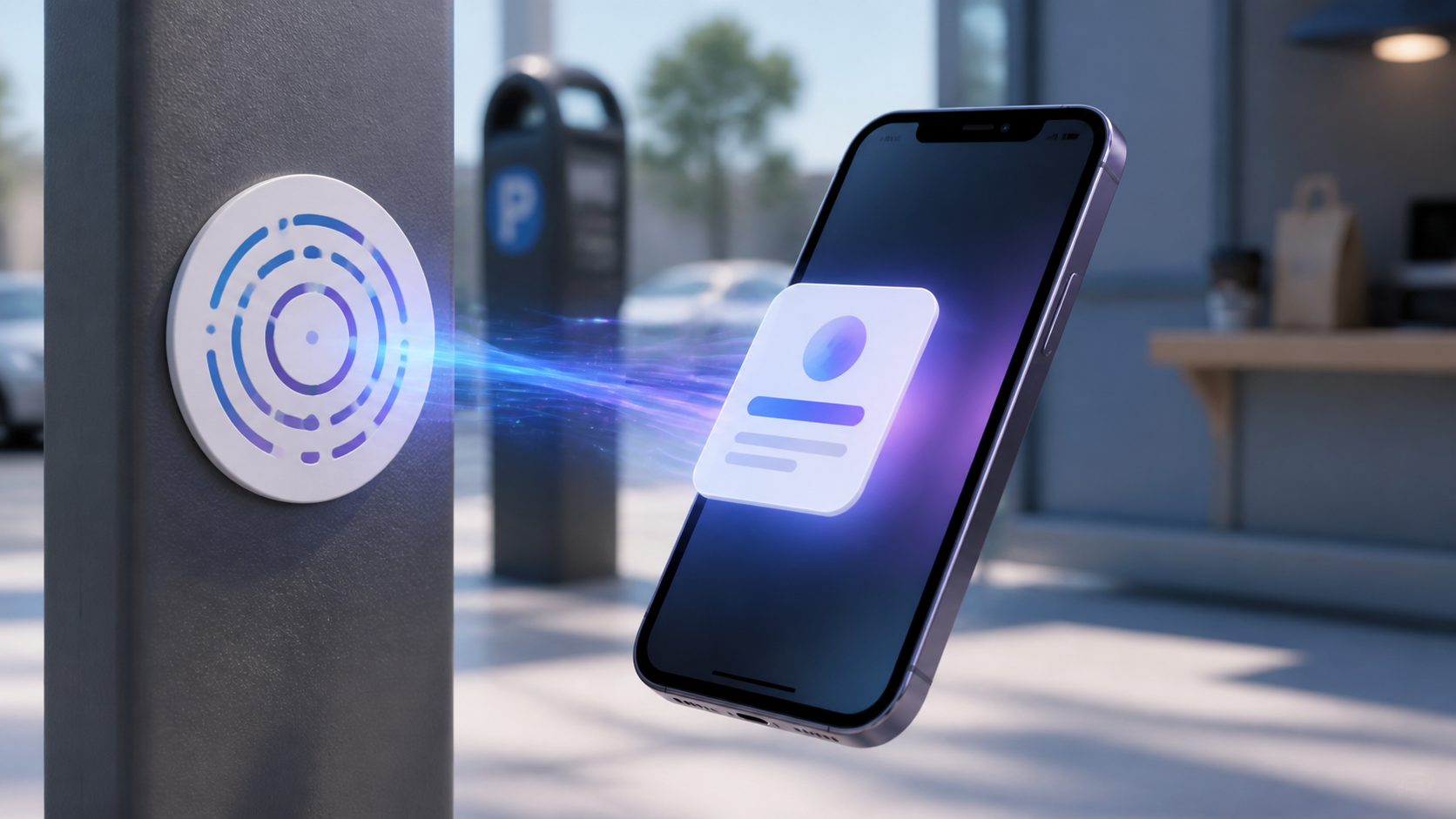 An iPhone launching a lightweight app experience from a physical code