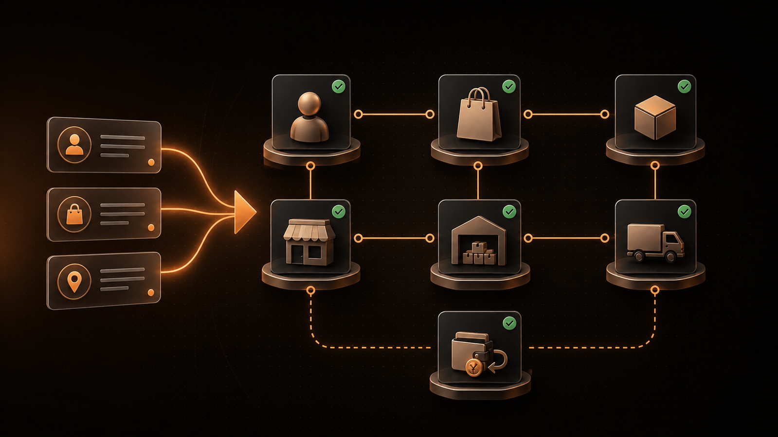 Retail conceptual data model moving from business questions to connected entities