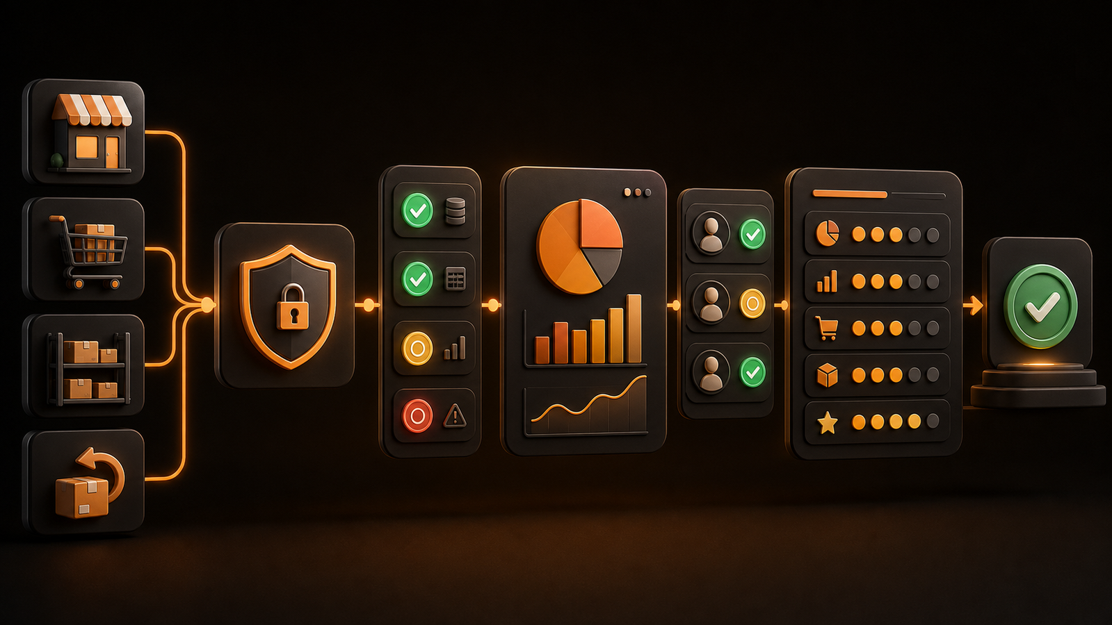 A scored retail analytics pilot moving from source data to trusted decisions