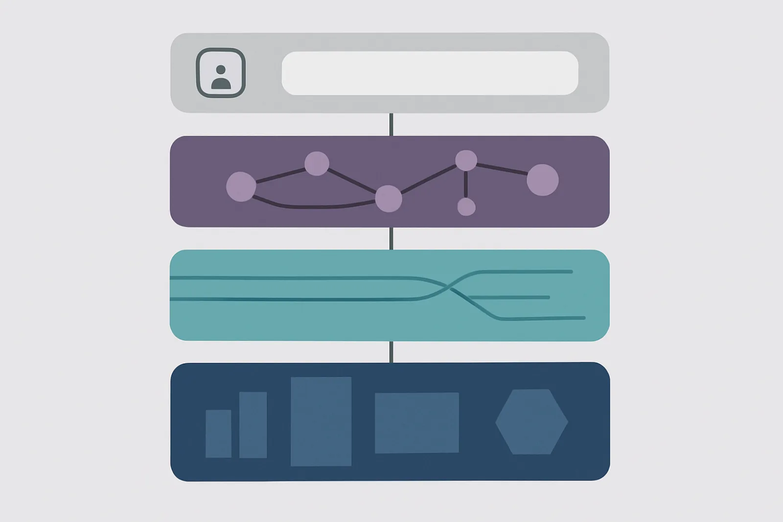 Layered architecture diagram of Agent Bricks governance, ingestion, and model routing in Databricks