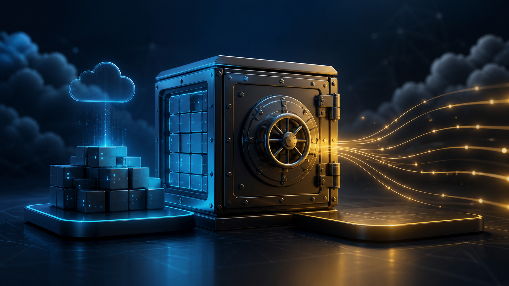A cloud storage cost model balancing stored data, egress, and delivery