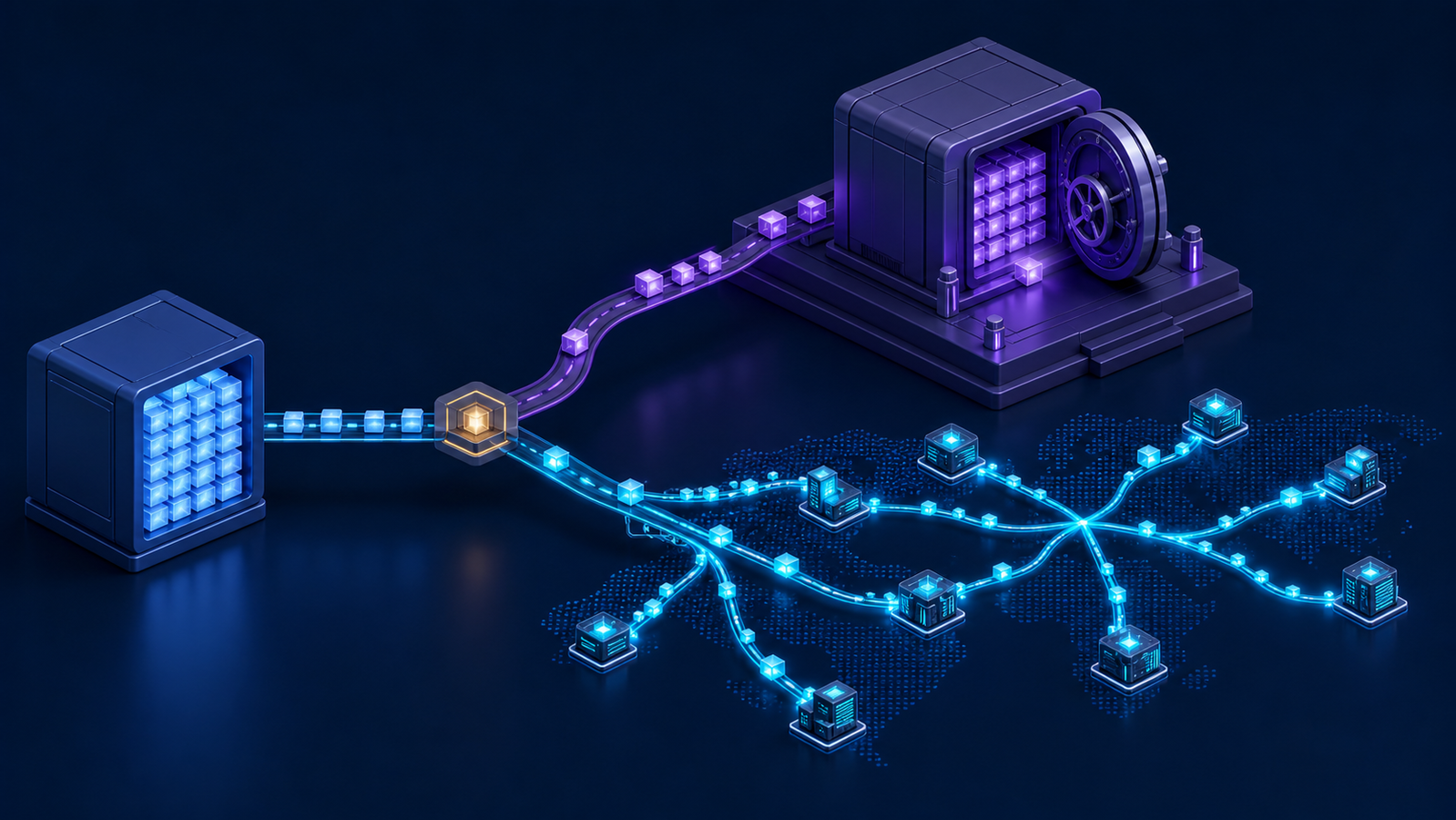 Stable archive data and high-egress media take different infrastructure paths