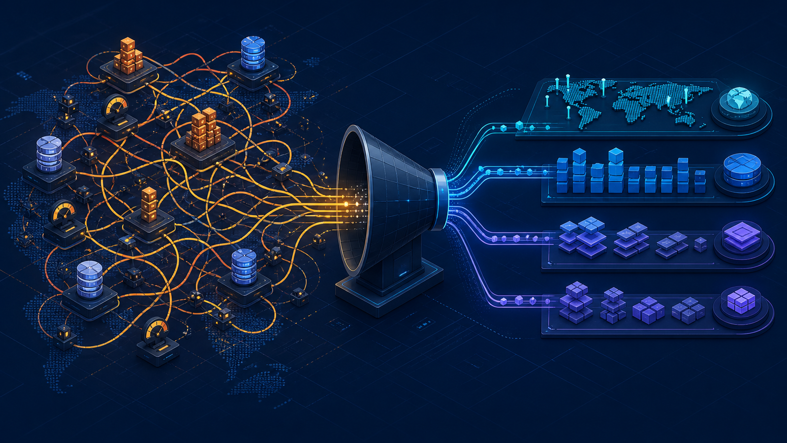 A complex regional CDN bill simplified into measurable traffic, cache, and plan inputs