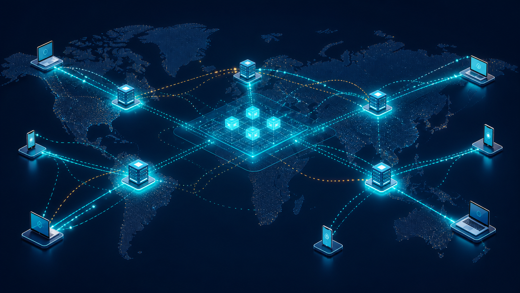 Global clients reaching equivalent edge nodes through shared anycast routing
